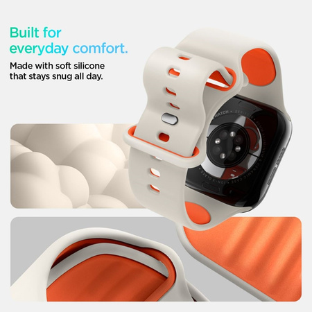 Spigen Nano Pop - Pasek do Apple Watch 44/45/46/49 mm (Orange Beige) (AMP09323)