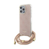 Guess Crossbody Cord 4G Print - Etui iPhone 15 Pro Max (różowy) (GUHCP15XHC4SEP)