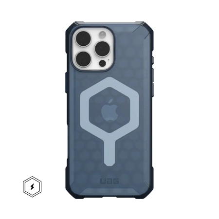 UAG Essential Armor Magsafe - obudowa ochronna do iPhone 16 Pro kompatybilna z MagSafe - niebieski (114448114151)