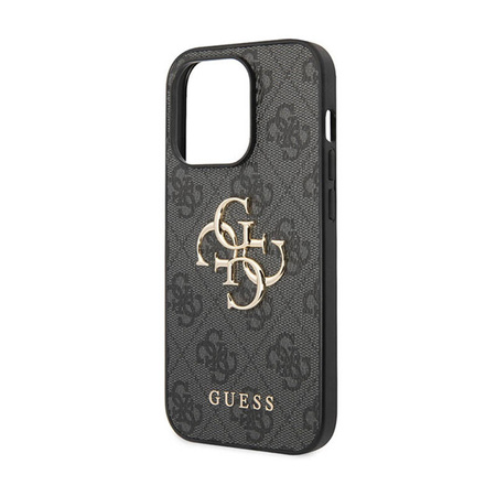 Guess 4G Big Metal Logo - Etui iPhone 15 Pro (szary) (GUHCP15L4GMGGR)