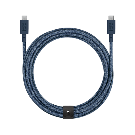 Native Union Belt Cable XL 100W - kabel USB-C - USB-C, 3 m (navy) (BELT-XL-C-NAV-3-NP)