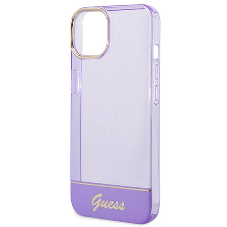Guess Translucent - Etui iPhone 14 Plus (fioletowy) (GUHCP14MHGCOU)