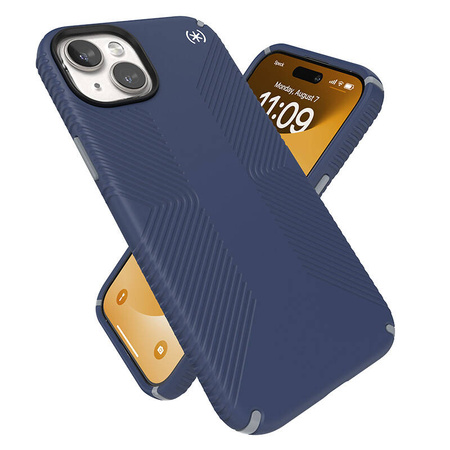 Speck Presidio2 Grip Magsafe - Etui iPhone 15 Plus / iPhone 14 Plus (Coastal Blue / Black / White) (150569-3206)