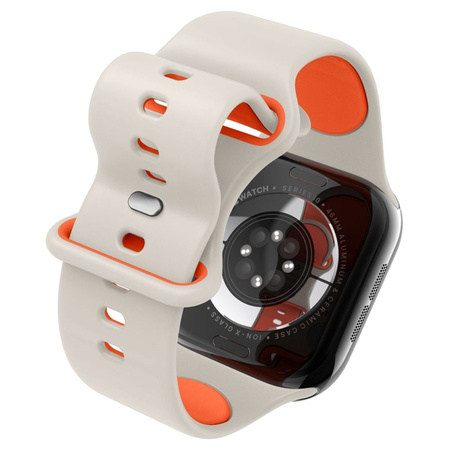 Spigen Nano Pop - Pasek do Apple Watch 44/45/46/49 mm (Orange Beige) (AMP09323)