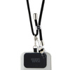 Karl Lagerfeld CBDY Cord - Uniwersalny pasek / smyczka do telefonu (czarny) (KLUCNMSCKIK)