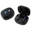 BMW Printed Logos - Słuchawki Bluetooth TWS ENC + etui ładujące (czarny) (BMBEMIATP20LOK)