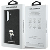 Karl Lagerfeld Fixed Glitter Ikonik Logo Metal Pin - Etui do Samsung Galaxy A36 5G (czarny) (KLHCSA36GKNPSK)