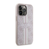 Guess 4G Printed Stripes MagSafe - Etui iPhone 13 Pro (Różowy) (GUHMP13LP4RPSP)