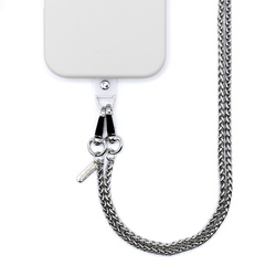 Crong Phone Crossbody - Smycz zawieszka do telefonu (Silver Link) (CRGCRBD03)