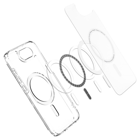 Spigen Ultra Hybrid Mag MagSafe - Etui do iPhone 16e (Frost White) (ACS09145)