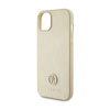 Guess 4G Strass Metal Logo - Etui iPhone 15 (złoty) (GUHCP15SPS4DGPD)