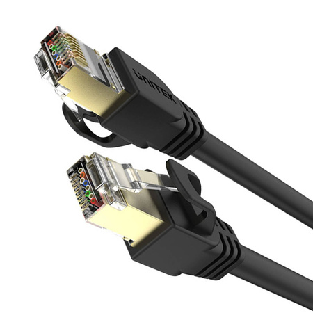 Unitek Kabel Przewód Ethernet Cat.7 SSTP (8P8C) RJ45 10m (C1813EBK)