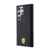 Ferrari Carbon Stitched Bottom - Etui Samsung Galaxy S24 Ultra (czarny) (FEHCS24LN3PUK)