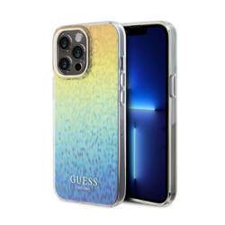 Guess IML Faceted Mirror Disco Iridescent - Etui iPhone 15 Pro Max (Iridescent) (GUHCP15XHDECMI)