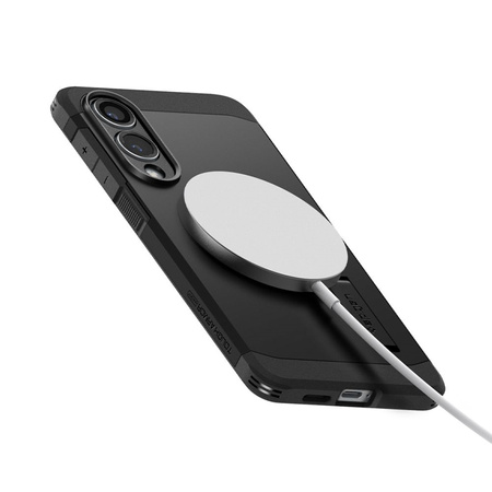 Spigen Tough Armor MagSafe - Etui do Samsung Galaxy S25 Edge (Black) (ACS09422)