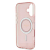 Guess IML Rhinestones MagSafe - Etui iPhone 16 (różowy) (GUHMP16SPFTDTEP)