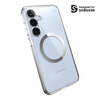 Speck Presidio Perfect-Clear Magnet - Etui Samsung Galaxy S25+ / S24+ MagSafe (Clear / Chrome Finish / Serene Silver) (150885-3199)