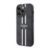 Guess 4G Printed Stripes MagSafe - Etui iPhone 14 Pro (Czarny) (GUHMP14LP4RPSK)