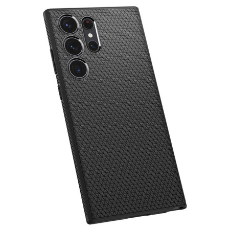 Spigen Liquid Air - Etui do Samsung Galaxy S23 Ultra (Matte Black) (ACS05614)