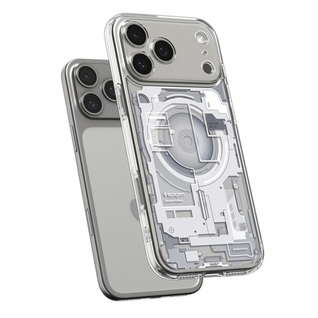 Spigen Ultra Hybrid Mag MagSafe - Etui do iPhone 17 Pro Max (Zero One White) (ACS10287)