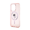Karl Lagerfeld IML Choupette MagSafe - Etui iPhone 15 Pro Max (różowy) (KLHMP15XHFCCNOP)