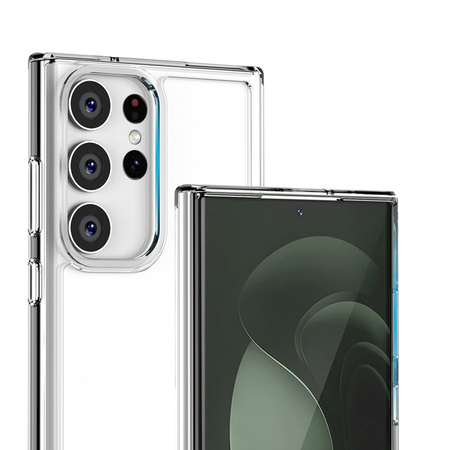 Crong Crystal Shield Cover - Etui Samsung Galaxy S23 Ultra (przezroczysty) (CRG-CSHC-SGS23U-TRS)