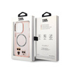 Karl Lagerfeld Karl & Choupette Aluminium MagSafe - Etui iPhone 14 Pro (różowy) (KLHMP14LHKCP)