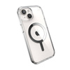 Speck Presidio Perfect-Clear MagSafe - Etui iPhone 16e / iPhone 15 / iPhone 14 / iPhone 13 (Clear / Chrome Finish / Serene Silver) (150553-3240)