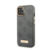 Guess Peony Logo Plate MagSafe - Etui iPhone 13 (szary) (GUHMP13MSAPSTG)