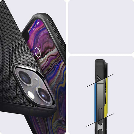 Spigen Liquid Air - Etui do iPhone 13 (Czarny) (ACS03519)