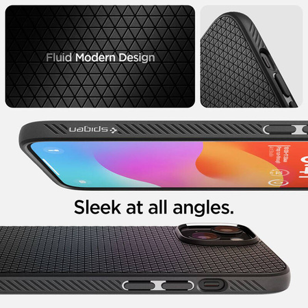 Spigen Liquid Air - Etui do iPhone 15 Plus (Matte Black) (ACS06650)