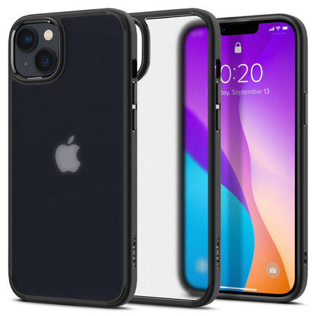 Spigen Ultra Hybrid Matte - Etui do iPhone 15 Plus / iPhone 14 Plus (Czarny matowy) (ACS04901)