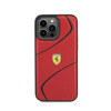 Ferrari Twist Metal Logo - Etui iPhone 15 Pro Max (czerwony) (FEHCP15XPTWR)