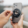 STM MagLoop - Uchwyt MagSafe na palec z funkcją podstawki + otwieracz (szary) (STM-936-327Y-02)