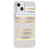 Case-Mate Pearl Stripes MagSafe - Etui iPhone 14 Plus zdobione masą perłową (Pearl Stripes) (CM049272)