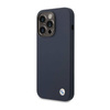 BMW Liquid Silicone Case Metal Logo MagSafe - Etui iPhone 14 Pro Max (granatowy) (BMHMP14XSILNA)