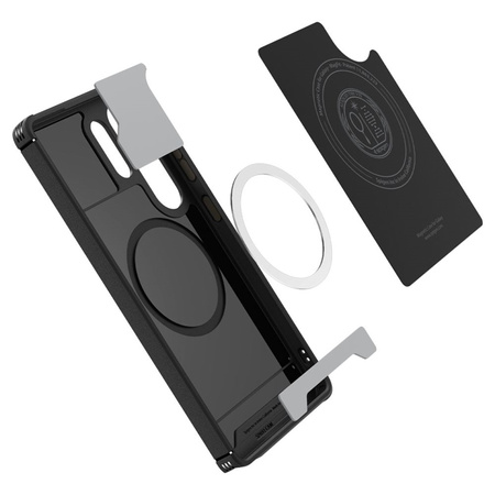 Spigen Core Armor Mag MagSafe - Etui do Samsung Galaxy S25 Ultra (Matte Black) (ACS08913)