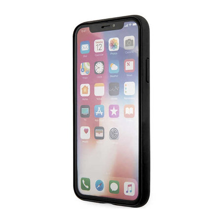 Guess 4G Big Metal Logo - Etui iPhone X (szary) (GUHCPX4GMGGR)