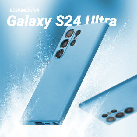 Crong Color Cover - Etui Samsung Galaxy S24 Ultra (błękitny) (CRGCOLRSGS24ULBLU)