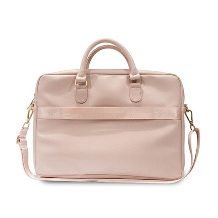 Guess Triangle 4G Computer Bag - Torba na notebooka 15" / 16" (różowy) (GUCB15ZPGSTEGP)