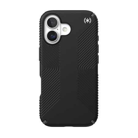 Speck Presidio2 Grip MagSafe - Etui iPhone 17 (Black / Slate Grey / White) (150958-D143)