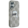 Karl Lagerfeld IML Karl Head Electroplated - Etui iPhone 16 (czarny) (KLHCP16SHKLPKHK)
