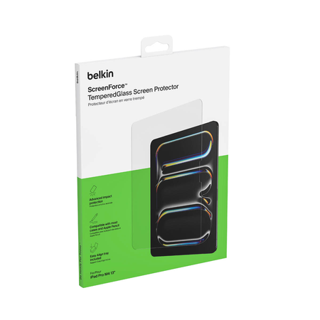 Belkin Szkło na iPad Pro 13'' (M4), TemperedGlass, z aplikatorem (OVI006HQ)