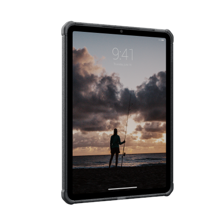 UAG Scout+ - etui z podstawką oraz uchwytem na Apple Pencil do iPad Air 11" M2 (2024) / M3 (2025) (ash) (124493113131)