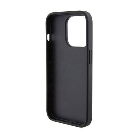 Karl Lagerfeld Quilted K Pattern - Etui iPhone 15 Pro (czarny) (KLHCP15LPQKPMK)