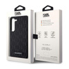 Karl Lagerfeld Saffiano Monogram Metal Logo - Etui Samsung Galaxy S24+ (czarny) (KLHCS24MSAKLHPK)