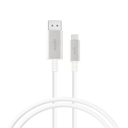 Moshi USB-C to DisplayPort Cable - Aluminiowa przejściówka z USB-C do DisplayPort 5K/60fps (srebrny) (99MO084102)