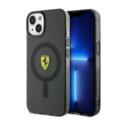 Ferrari Translucent MagSafe - Etui iPhone 14 Plus (Czarny) (FEHMP14MURKK)