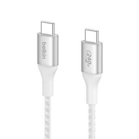 Belkin Kabel BOOST CHARGE USBC-C 240W CABLE 2M - biały (CAB015BT2MWH)