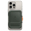 Spigen Lock Fit MagSafe - Portfel magnetyczny (Military Green) (AFA08528)